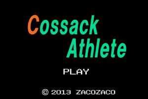 Cossack Athlete Poster