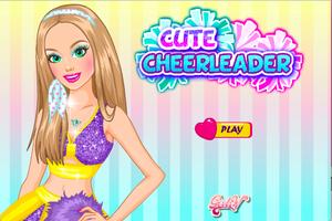 Cute Cheerleader Dress Up Affiche