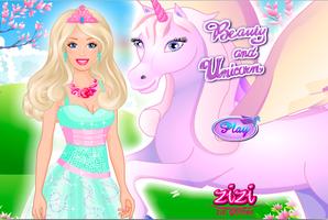 Princess Unicorn Dress Up Plakat