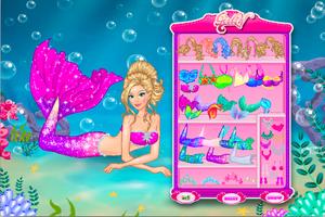 Mermaid Princess Dress Up imagem de tela 1