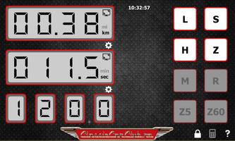 Rally Speed Table Calculator Affiche