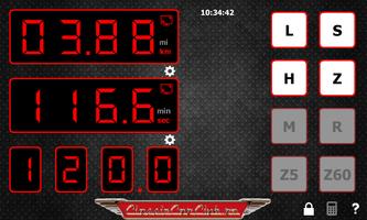 Rally Speed Table Calculator captura de pantalla 2