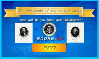 Poster US Presidents Picture Quiz