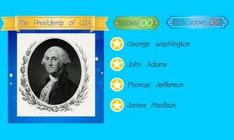 1 Schermata US Presidents Picture Quiz