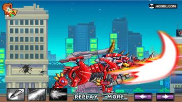Toy Robot War：Robot Fire Rhino captura de pantalla 1