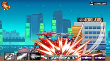 Toy Robot War：Robot Fire Rhino captura de pantalla 2