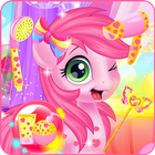 Baby pony grooming makeover أيقونة