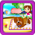 Boxer Dog Cake Cooking Game icon