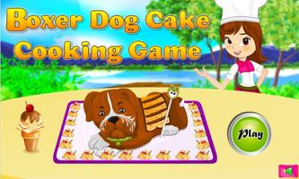 Boxer Dog Cake Cooking Game Affiche