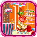 Candy store decoration APK