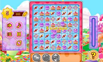 Cake and candy match game captura de pantalla 1