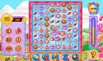 Cake and candy match game capture d'écran 2