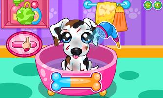 Caring for puppy salon پوسٹر