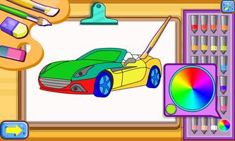 Cars coloring game 스크린샷 2