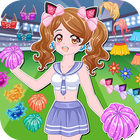 Cheerleader dress up game ikona