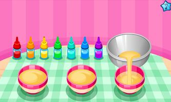 برنامه‌نما Cooking colorful cupcakes عکس از صفحه