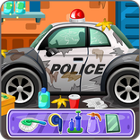 ”Clean up police car