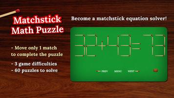 Matchstick Math Puzzle Affiche