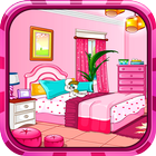 Girly room decoration game আইকন