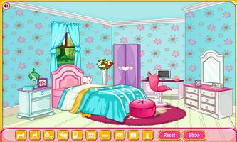 Girly room decoration game ảnh chụp màn hình 3