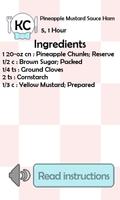 برنامه‌نما KC Pineapple Mustard Sauce Ham عکس از صفحه