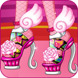 High heels shoes fashion