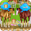 Horse and pony caring