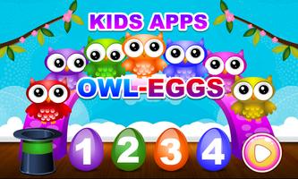 Baby Learning Colors With Owls And Eggs-Kids Apps syot layar 1