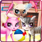 Kitty pet care salon icon