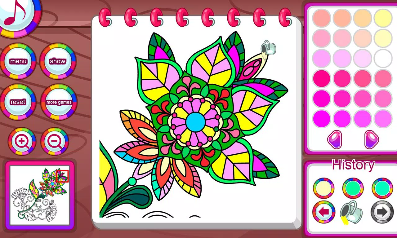 MANDALA COLORING BOOK jogo online no