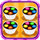 Muffins recouverts de Smarties icon