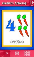 Spanish Numbers Coloring syot layar 3