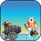 Angry Penguins Adventure - War attack games آئیکن