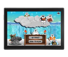 Angry Penguins Adventure - War attack games পোস্টার