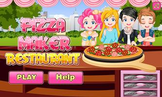 Pizza maker restaurant الملصق