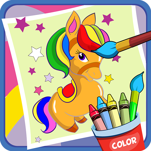 Pony coloring game
