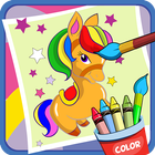 Icona Pony coloring game