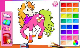 3 Schermata Pony coloring game