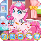 Pony dokter spel-icoon