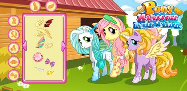 Pony makeover hair salon