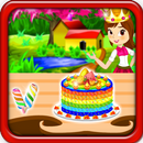 Rainbow Princess Birthday Cake aplikacja