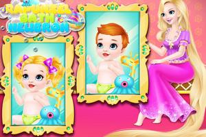 Newborn Bath - Princess Nurse اسکرین شاٹ 2