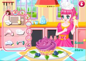 fashion game making cake, dress up game screenshot 1