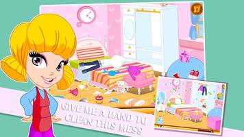 Baby Cinderella House Cleaning Affiche