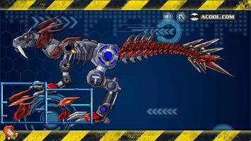 Toy Robot War:Violent T-Rex-poster