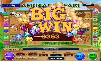 African Safari Slots capture d'écran 2