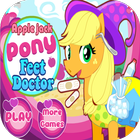 Apple Jack Pony Feet Doctor - Free Fun Girls Games icône