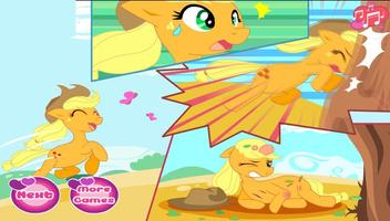 Apple Jack Pony Feet Doctor - Free Fun Girls Games capture d'écran 1