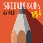 Guide SketchBooks Pro - tutorial Draw Paint Edit أيقونة