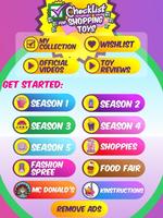 Checklist for Shopping Toys Plakat